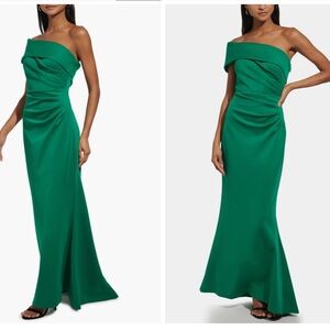 Eliza J-Off the Shoulder Fit & Flare Gown